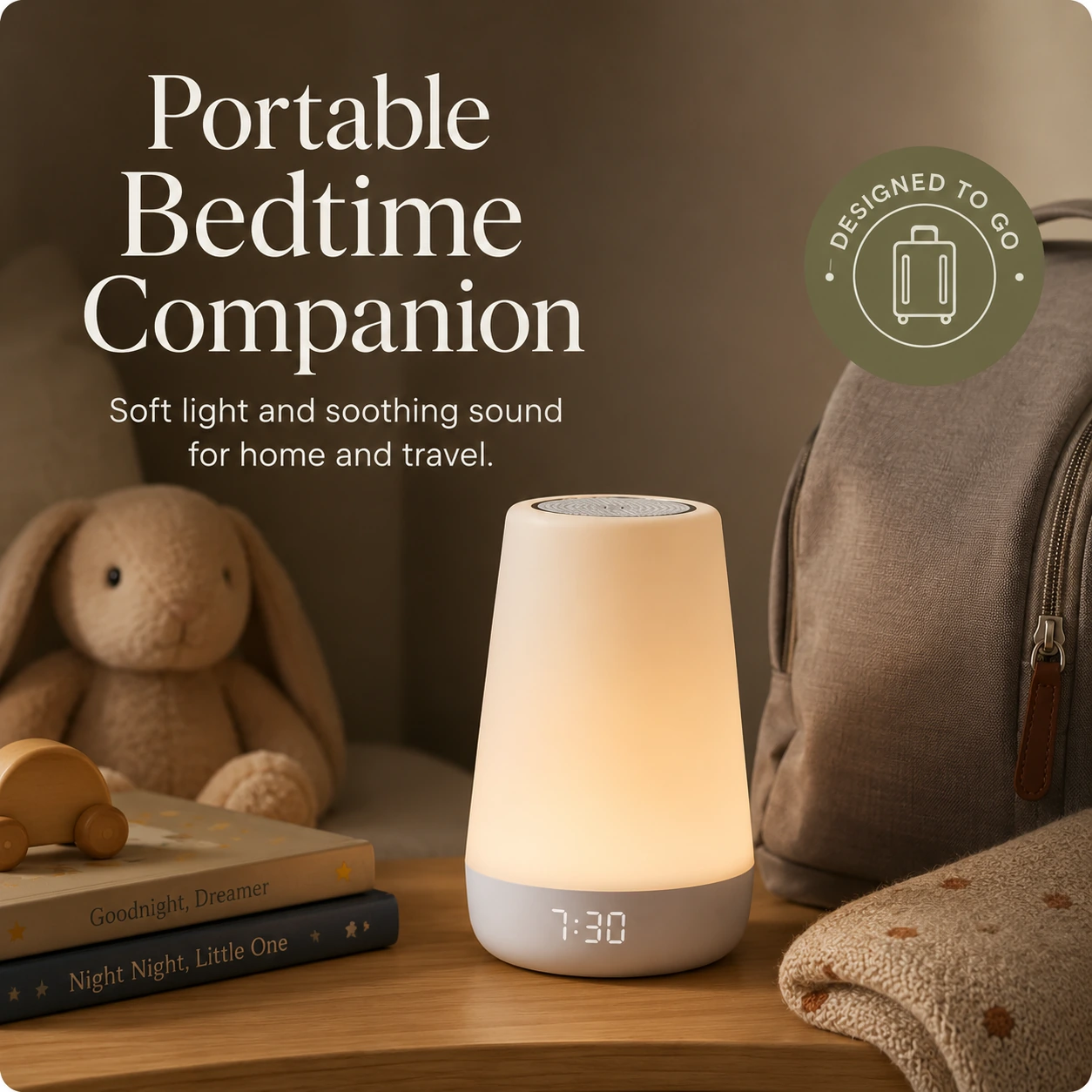 Hatch Rest+ 2nd Gen portable bedtime companion card Hatch Rest+ 2nd Gen portable bedtime companion card